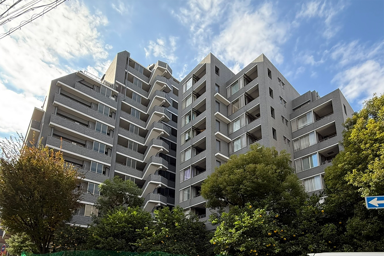 駅徒歩8分。304戸のビックコミュ二ティ。24時間有人管理等安心の管理体制。 新宿区北新宿、都心に近いながらも閑静な住環境